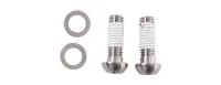 Avid brake caliper bolts, short, 17 mm, standard titanium, 2 pieces