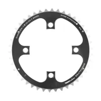 TA Specialite Chinook MTB chainring, 42 teeth, 104 mm bolt circle, 18 mm outer diameter, black