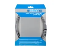 Shimano Road Bike Brake Cable Set, SIL-TEC Coated, Grey