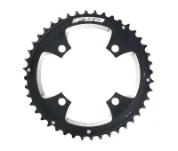 FSA chainring, 44 teeth, 104 mm bolt circle, X-10, black, WA341