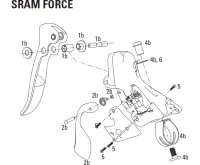 Sram Force replacement right-hand shifter (2010 model onwards) – remaining stock