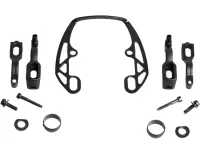 Magura Evo2 adapter, black, complete, for an HS33 brake