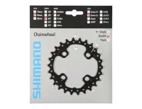 Shimano SLX FC-M675 10-speed chainring, 26 teeth, AK 64 Lk, black