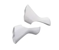 Shimano Ultegra ST-6800 Shift/Brake Lever Spare Part | Pair of White Rubber Grips No. 12
