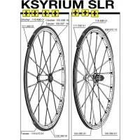 Mavic Ksyrium SLR / R-Sys Replacement Spoke Zircal Rear Wheel Right 294 mm Mod 2008–2014 Remaining Stock