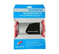 Shimano DURA-ACE BC 9000 Brake Cable Set, polymer-coated, red