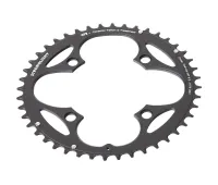 Stronglight MTB chainring, aluminium ct2, black, 9x3-speed, 104 LK, outer 44 teeth