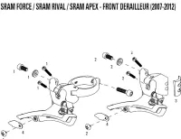 Sram Force 22 Spare Part Front Derailleur Chain Guide No. 4