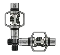 Crankbrothers Eggbeater 2 clipless pedals, silver-black, including cleats