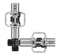 Crankbrothers Eggbeater 1 clipless pedals, silver-black, including cleats