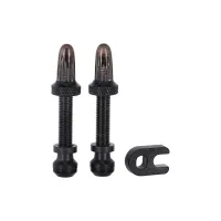Schwalbe Tubeless Valve Aluminium | Set of 2, black, 40mm – Last few in stock