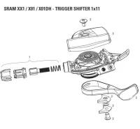 Sram Spare Part XX1-X01 Trigger Cable Adjustment Screw No. 1