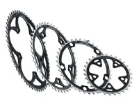Miche Supertype BCD Campagnolo 135 LK outer chainring, 9-10-speed, black, 53 teeth – remaining stock