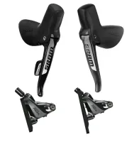 Sram Rival 1 Disc Set: 11-speed shift/brake lever + flat-mount brakes
