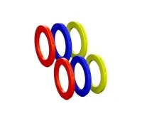 Magura MT Disc 2-piston brake caliper | Caliper cover kit blue – yellow – red