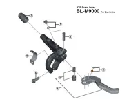 Shimano XTR sleeve for grip width adjustment screw, brake lever BL-M9000 No. 5