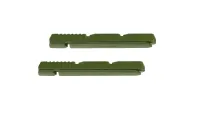 Kool Stop Linear Pull Brake Pads, Green, Cartridge, V-Brake, 2 pieces