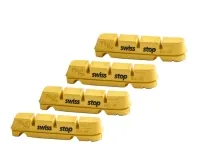 SwissStop Flash Pro Yellow King Road Shim/Sram Brake Pads, 2 pairs