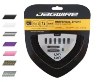 Jagwire Universal Sport Brake Cable Set Road/MTB carbon silver