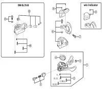 Spare parts Shimano XT SLM780 shift lever