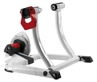 Elite Qubo Fluid exercise bike, white and red