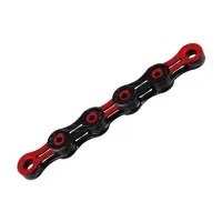 KMC Chain DLC10 black - red 116 links 10-speed incl. link