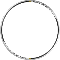 Mavic Aksium Replacement Rim Front-Rear UB Clincher Black with White Decor, 2016 Model