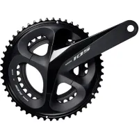 Shimano 105 FC-R7000 crankset, 53-39 teeth, black, 160 mm