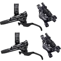 Shimano Deore XT M8120 Disc Set, black, 4-piston disc brakes