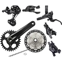 Shimano XT Groupset 8100 MTB 12x1-speed Disc, all black