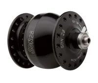 Schmidt SON 28 hub dynamo, black anodised, 32-hole