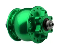 Schmidt SON 28 Hub Dynamo Disc 6-hole light green anodised 36-hole