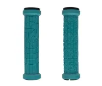 Race Face Grippler Lock On Handlebar Grips 33 mm Colour: turquoise