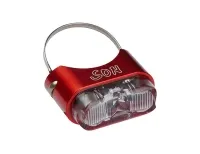Schmidt’s SON rear light, seat post, red, clear glass