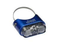 Schmidt’s SON rear light seat post, blue, clear glass