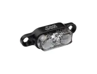 Schmidt’s SON Luggage Rack Rear Light, Black, Clear Glass