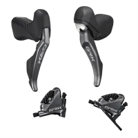 Shimano GRX Di2 ST-RX815 STI / BL-RX810 lever set 11x1-speed + BR-RX810 flat-mount disc brakes