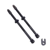Schwalbe Tubeless Valve Aluminium | Set of 2, black, 100mm