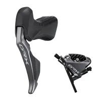 Shimano GRX Di2 STI Dual Control ST-RX815 left 2-speed + BR-RX810 Flat Mount disc brake