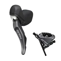 Shimano GRX ST-RX810 STI DualControl left-hand 2-speed shifter + BR-RX810 Flat Mount disc brake