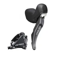 Shimano GRX disc brake ST-RX810 STI Dual Control right 11-speed + brake caliper BR-RX810 Flat Mount
