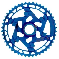 e*thirteen Helix Race aluminium sprocket, 11-speed, 46 teeth, blue