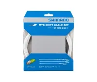 Shimano MTB Cable Set FR + RB | SP41 OPTISLICK coated white