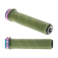 Ergon GD1 Evo Factory Lock-On Handlebar Grips Frozen Moss - Oil Slick