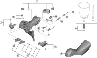 Spare parts: Shimano Ultegra ST-R8020 shift-brake lever