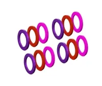 Magura MT Disc 4-piston brake caliper | Trim kit purple – red – pink