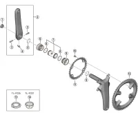 Spare parts: Shimano Ultegra FC-R8100 crankset
