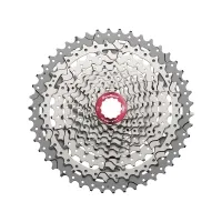 SunRace CSMX3 MTB HG 10-speed cassette, 11-46 teeth, metallic