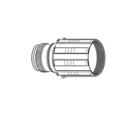 Chris King R45D Rear Hub Spare Part | Shimano HG Silver Freehub Body