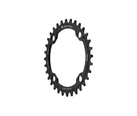 Wolf Tooth Drop-Stop ST Chainring HG+ 12-speed - 4-arm, 104mm bolt circle, 34 teeth
